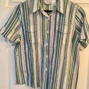 Easy care high cotton summer blouse